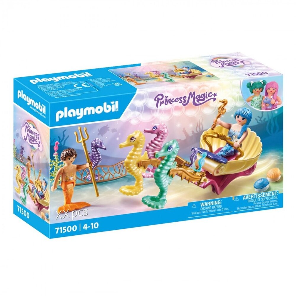 Playmobil #71500 Princess Magic Mermaid Seahorse Carriage NEW